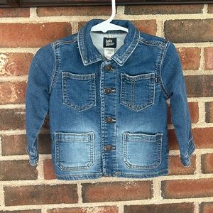 Soft denim baby b’gosh jean jacket chore coat 18m
